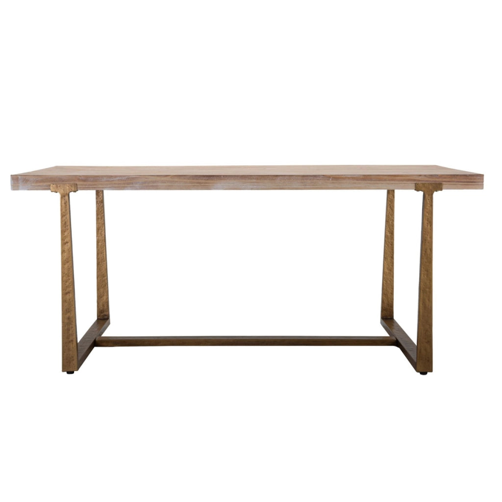 Tavolo VKH575, Marrone, MDF, 180x90x78 cm