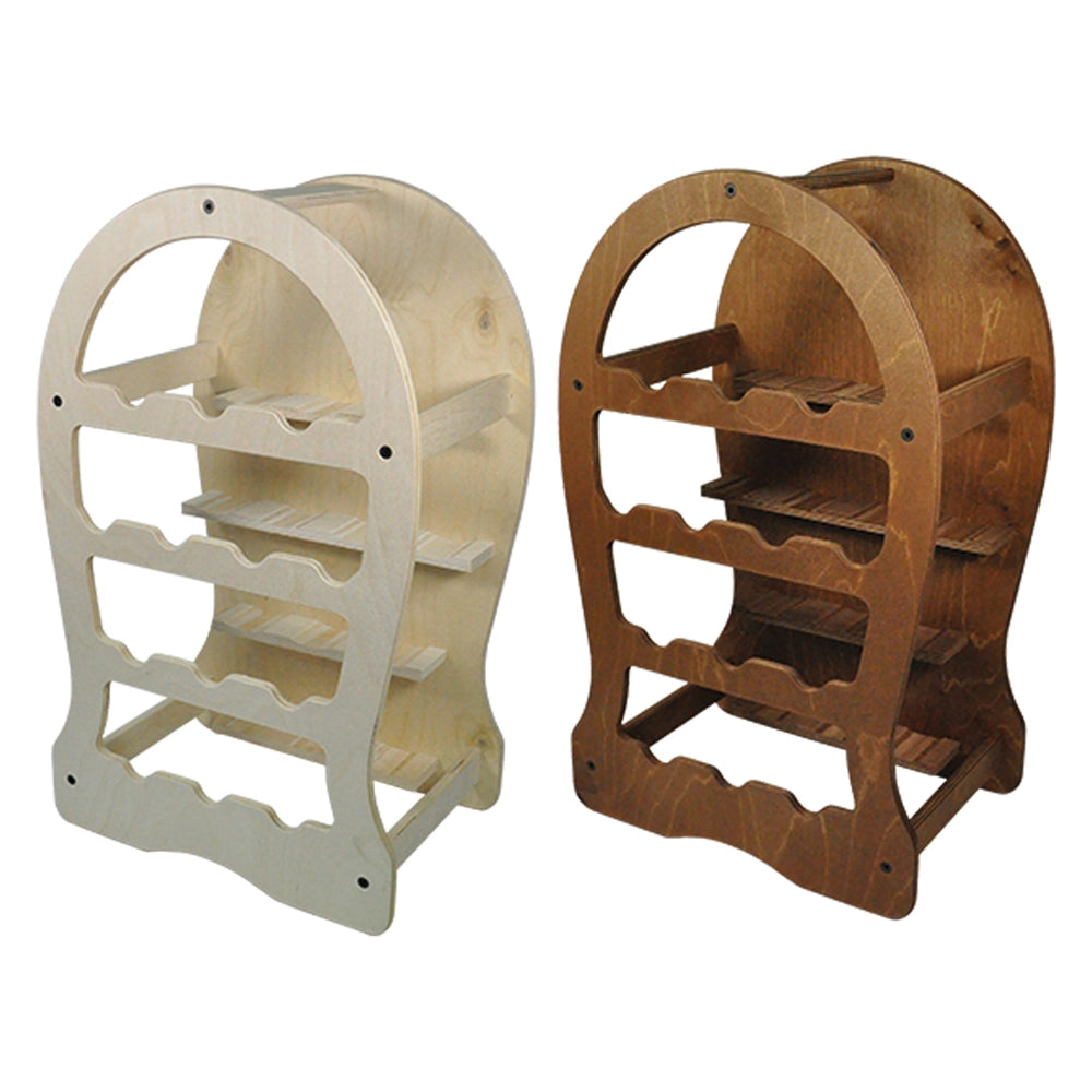 BOTTE PORTABOTTIGLIE 13 pos. - scuro cm. 37 x 27 x h.62 - MADE IN ITALY