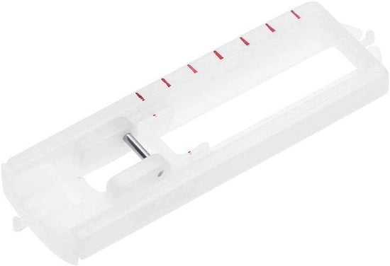 Naaimacchina per cucire occhielli - Funzionalità occhielli 4 passaggi - 5 mm - Bianco Nero