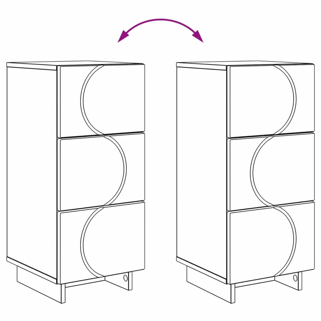 Credenza Rovere Artigianale 33,5 x 34,5 x 75 cm 8011521