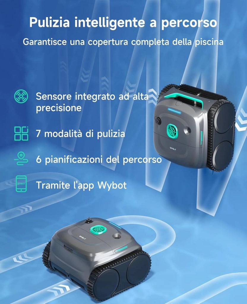 Robot Pulitore Piscina Wybot C2