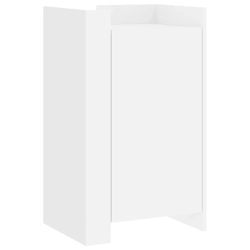 Credenza Bianca 45x35x75 cm in Legno Multistrato 848395