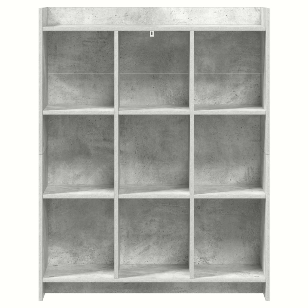 Libreria Grigio Concretè 87,5 x 30 x 111 cm 8011294