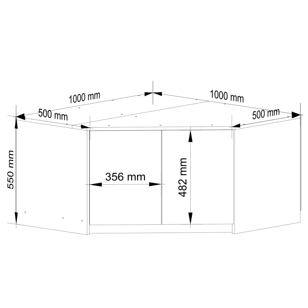 Sopralzo per armadio AKORD S100 Sonoma Quercia 100 cm 2 ante inserto frontale Bianco 100x50x55 cm