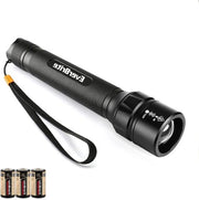 Lampada LED portatile - luminosità superiore a 600 lumen - 4 modalità - potente - impermeabile - all'aperto - campeggio - escursioni - lampada da regalo