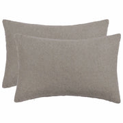 Federa 2 pcs HEERLEN Grigio Chiaro 50 x 70 cm Bouclé 911337