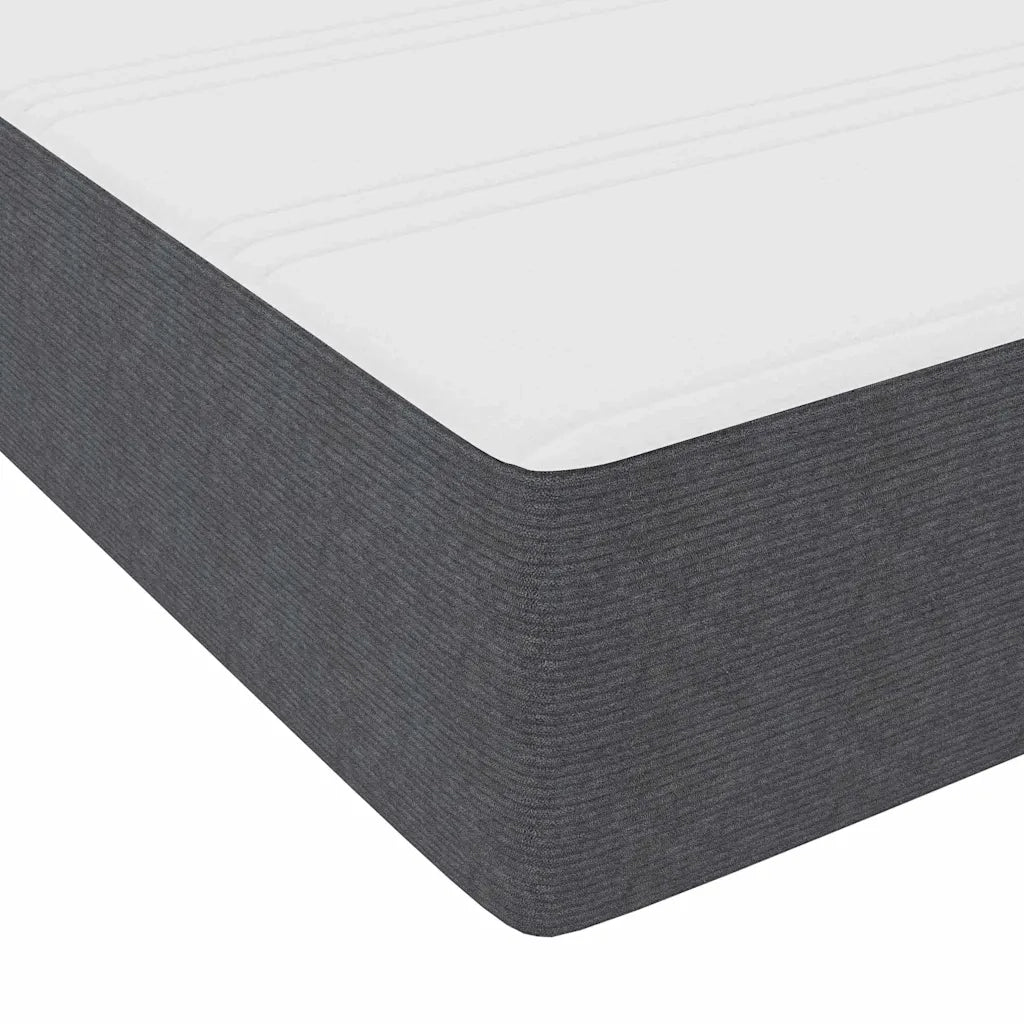 Struttura del letto Grigio scuro 140 x 190 cm Tessuto 3399121