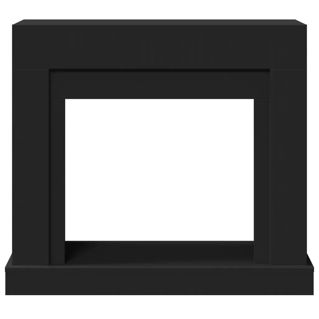 Cornice per Camino Nera 100x30x87,5 cm in Truciolato 854563