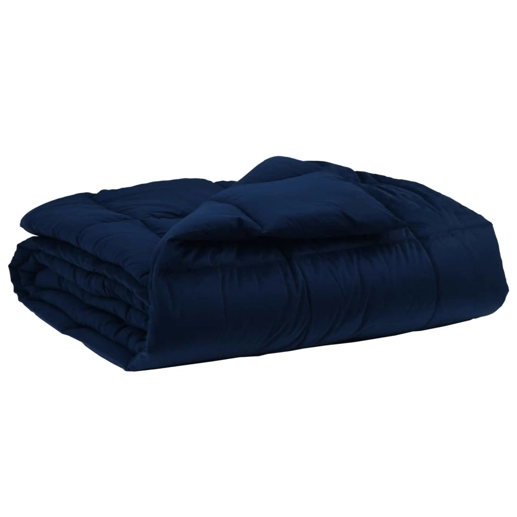 Piumone Completo Annuale Blu Scuro 140 x 200 cm Microfibra 42026050