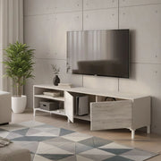 Nociglia, Mobile Porta tv Cassetti, 180x40x47h cm Beige