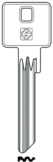 Silca CHIAVE OTTONE PT8 (G. VAD 1) POTENT 20.00 pz