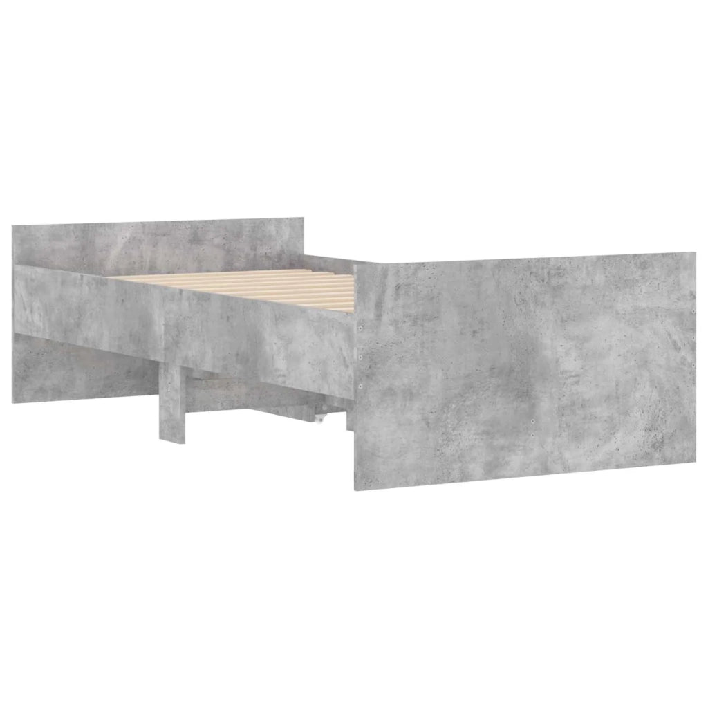 Telaio del letto con storage Sonoma grigio 80 x 200 cm 3429625
