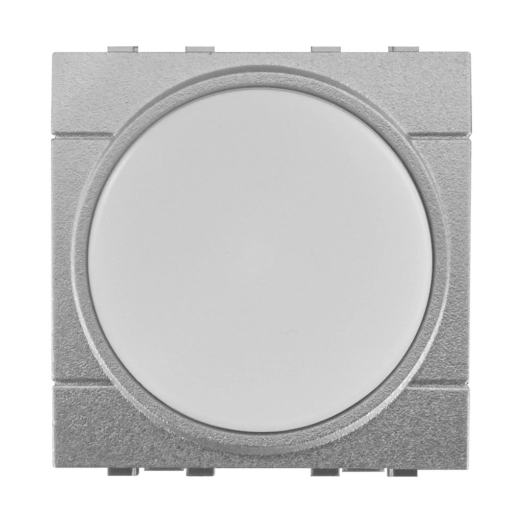 Serie Civile ETTROIT Grigio Compatibile Con Bticino Living Tech (Lampada Led Segnapasso 2M 220V 4000K)