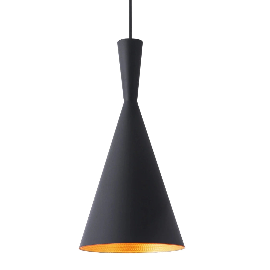 LÚZETE - LAMPADA A SOSPENSIONE IN ACCIAIO NERO Ø 18,5 CM ODELL
