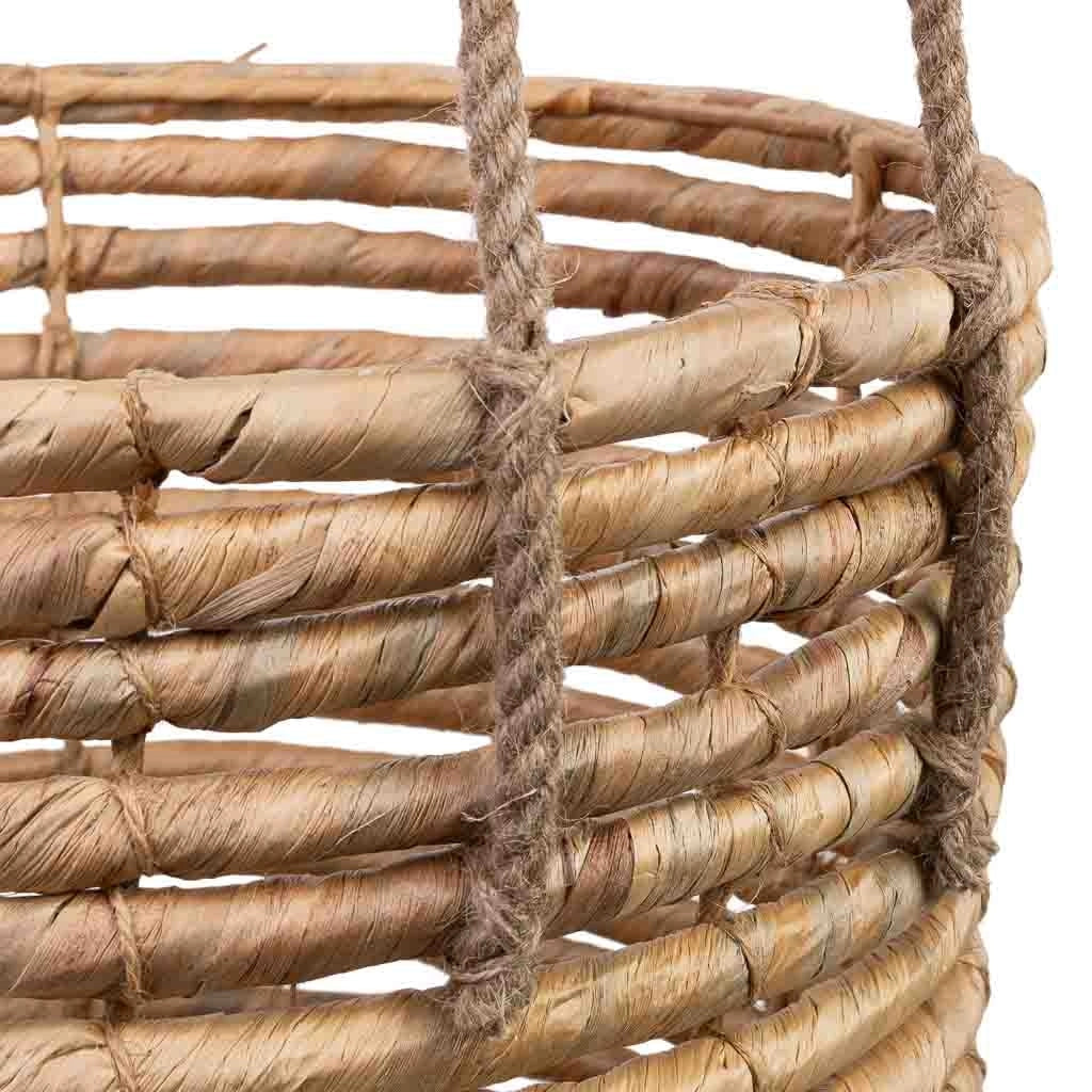 Cesto in fibra naturale marrone D37x29/36