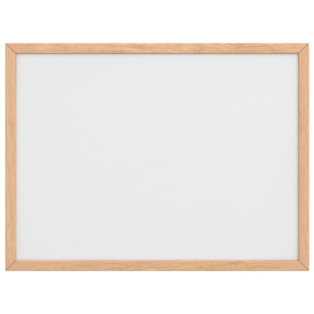 Lavagna Bianca Magnetica con Cornice in Legno di Pino 40x30 cm 4017401