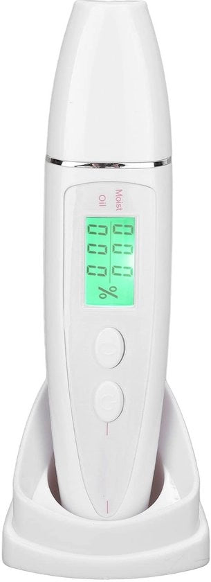 Strumento di Analisi della Pelle Digitale - Monitor della Idratazione Cutanea - Monitor dell'Elasticità Cutanea - Analizzatore di Olio - Schermo LCD - Monitor di Curazione della Pelle - Per Saloni di Bellezza - Tester della Pelle