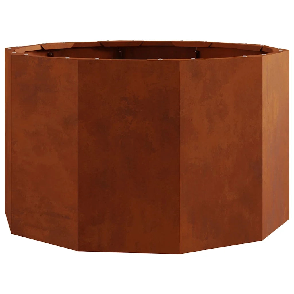 Fioriera Ruggine-Vaso-Contenitore per Piante 60 x 60 x 35 cm