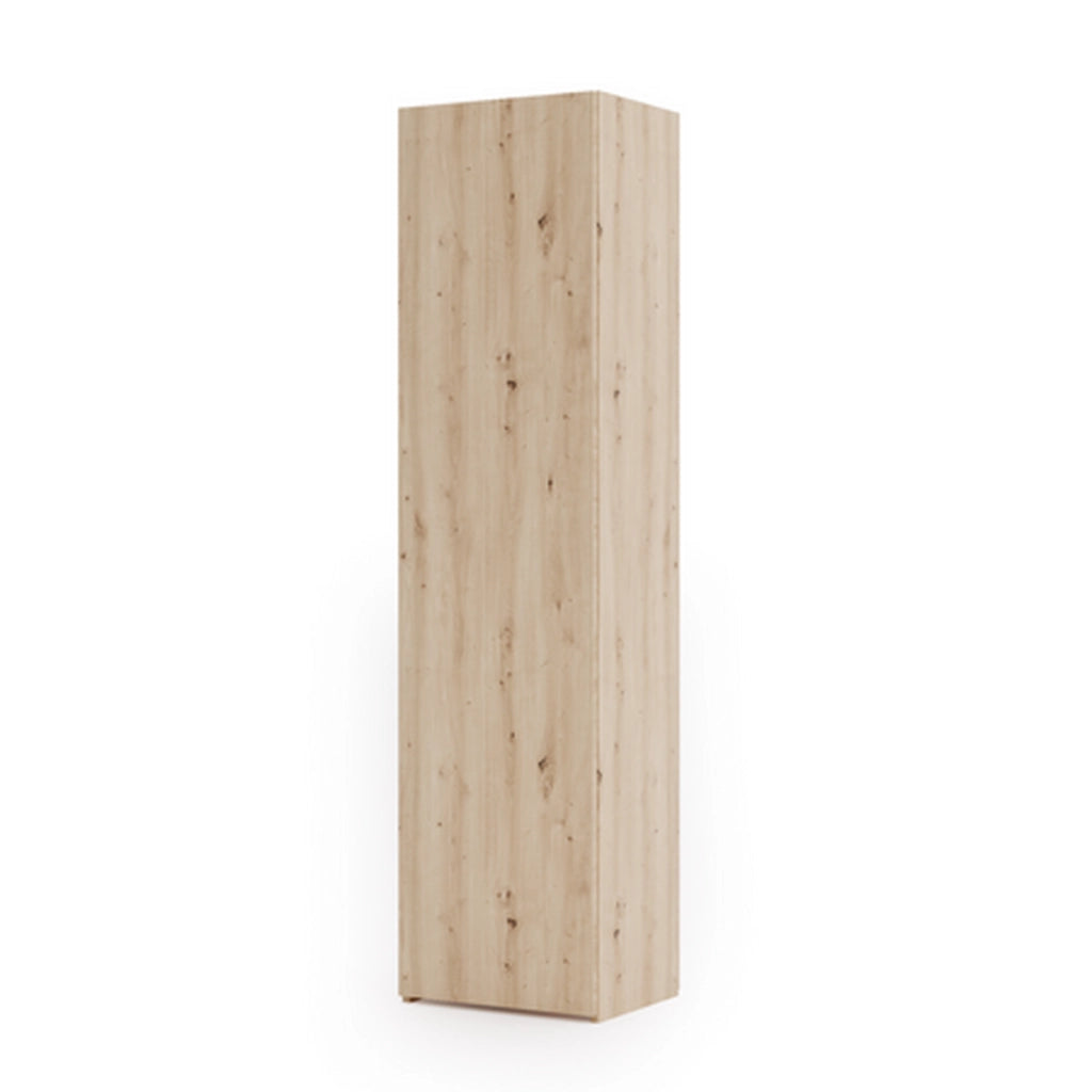 Libreria chiusa LONI 160x40 cm rovere Artisan con anta e ripiani interni