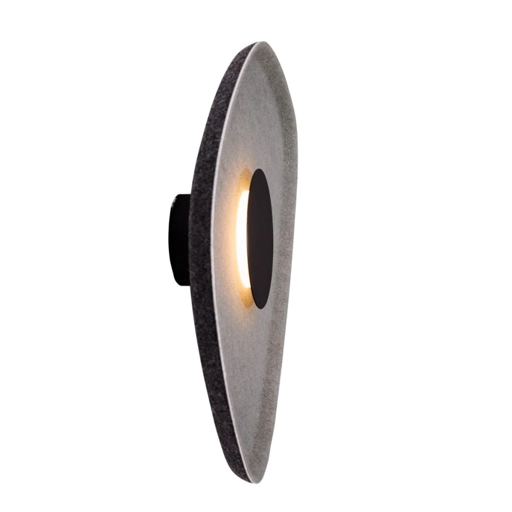 Applique geometrica grigio/nero Deux LED 5W Maxlight W0558