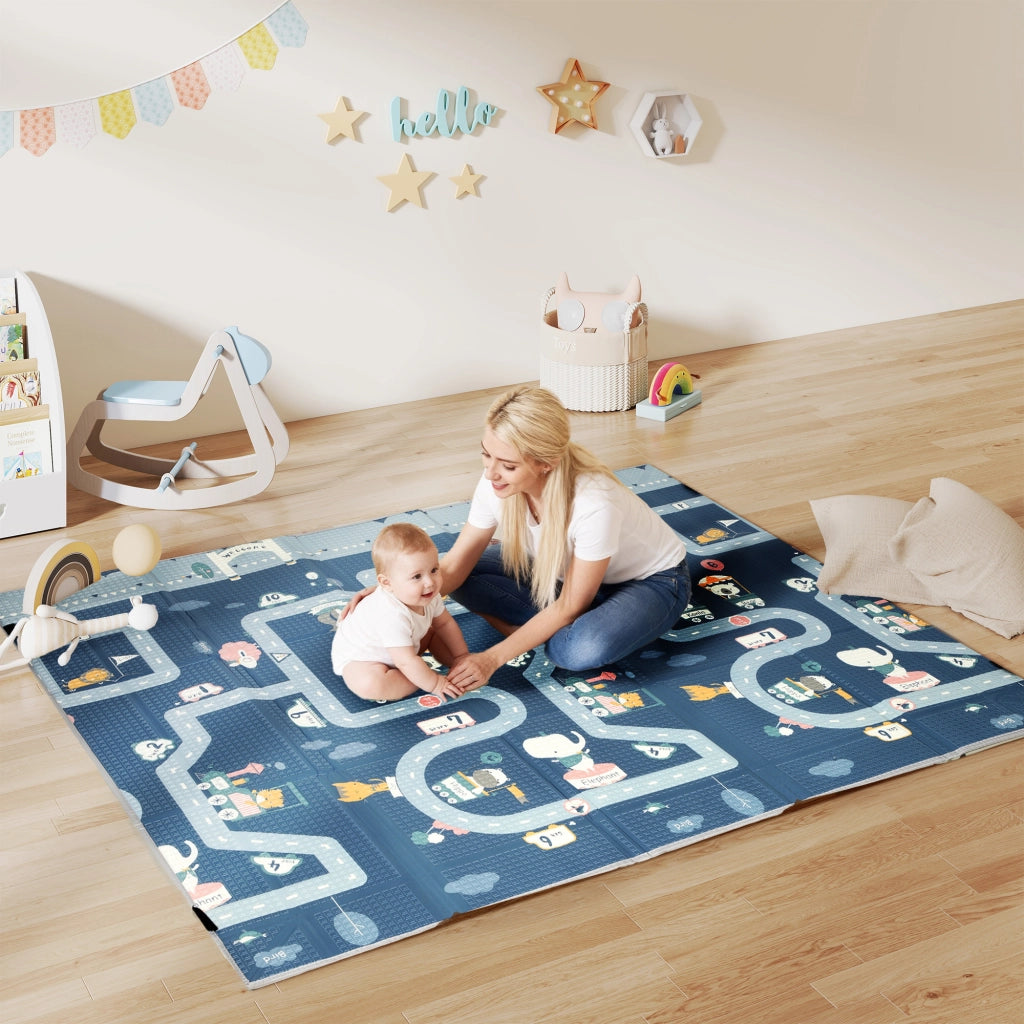 Tappeto da gioco per bambini ¨C Minimal ¨C 202x180.5x1 cm multicolore