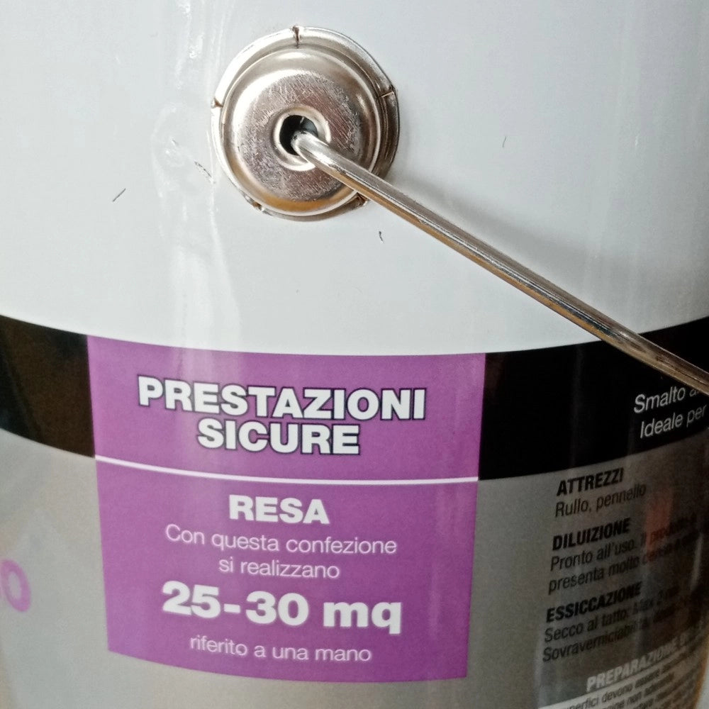 Manoantica gel grana fine 2,5lt smalto ferro micaceo in varie colorazioni, colori manoantica antracite