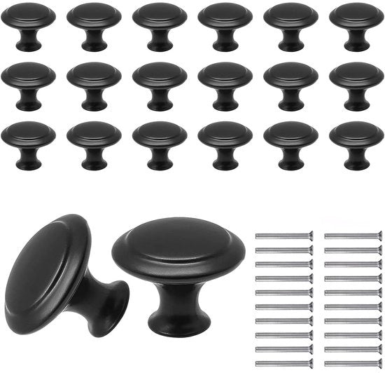Matte maniglioni in stile vintage - 20 pezzi - 28 mm