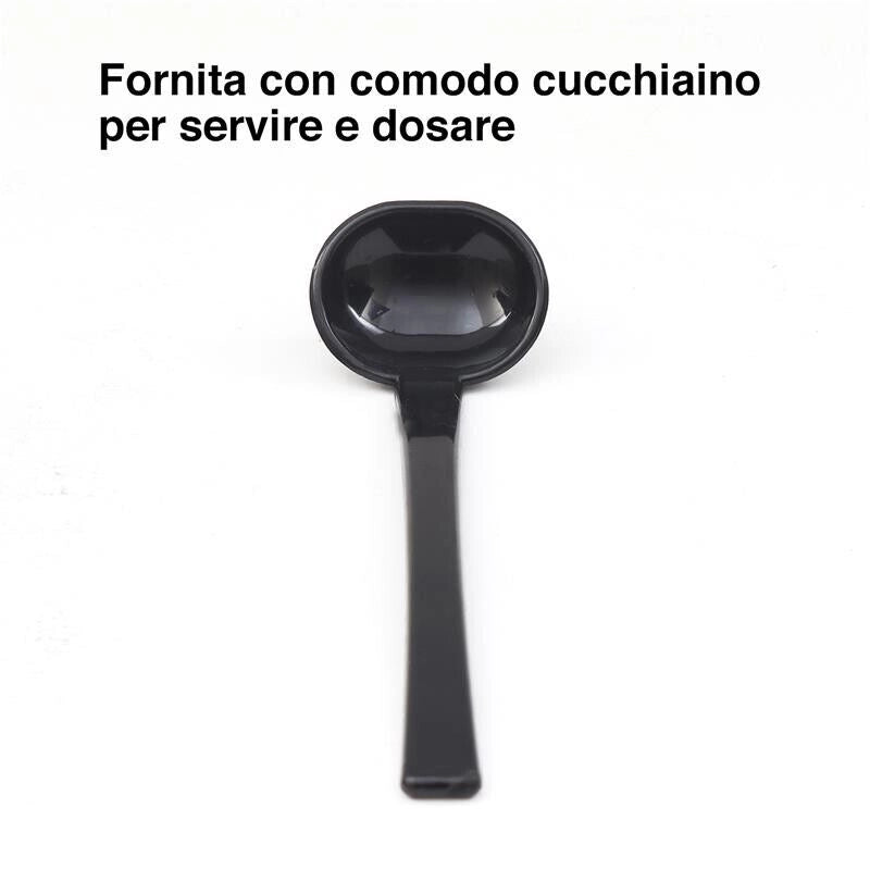 MAURY'S CONDÌ FORMAGGIERA DA TAVOLA CON CUCCHIAINO IN ACCIAIO INOX