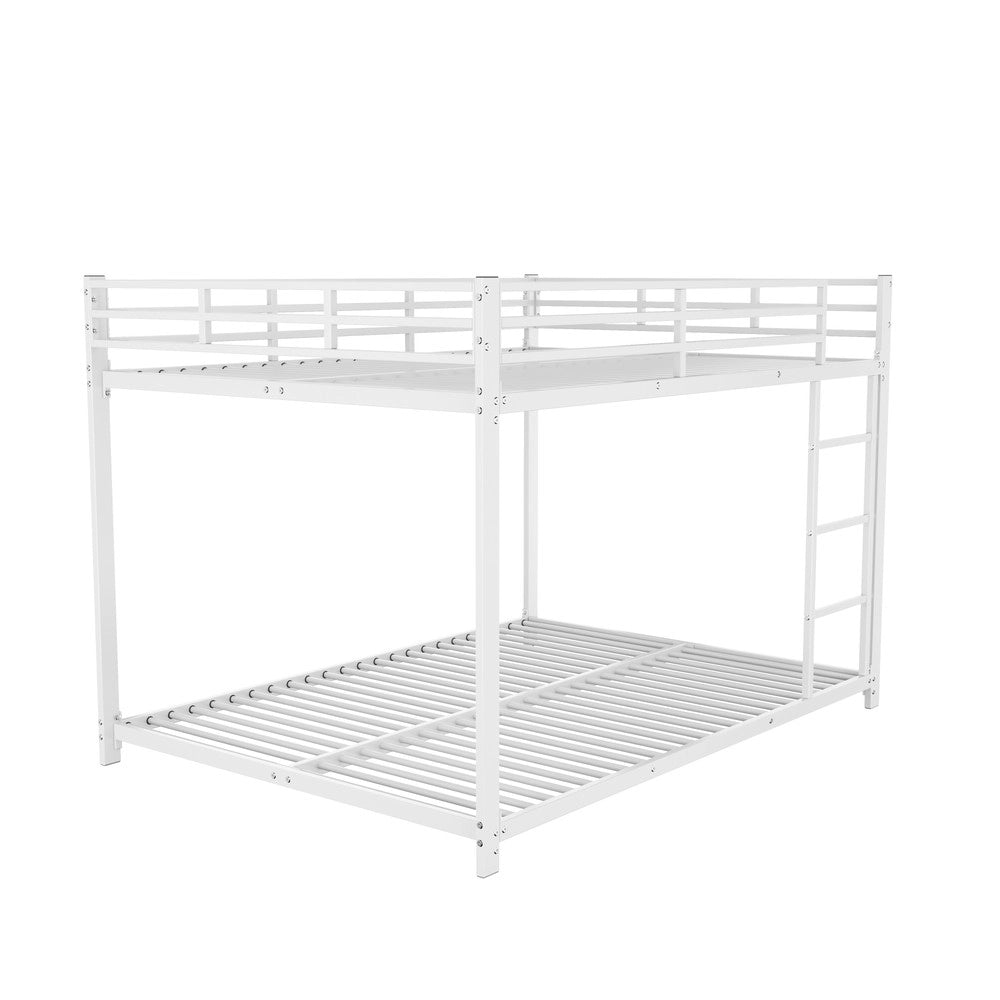 Letto a Castello in Metallo Bianco 140x200 ¨C MINIMAL ¨C Metallo Bianco