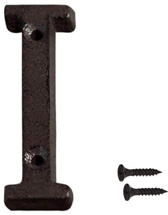 Huisnummer in Ghiaccio 7,5 cm - Nero - Fatto di Acciaio Duraturo - Facile da Installare - Adatto per l'Uso a Casa - Qualità Premium - Indirizzo