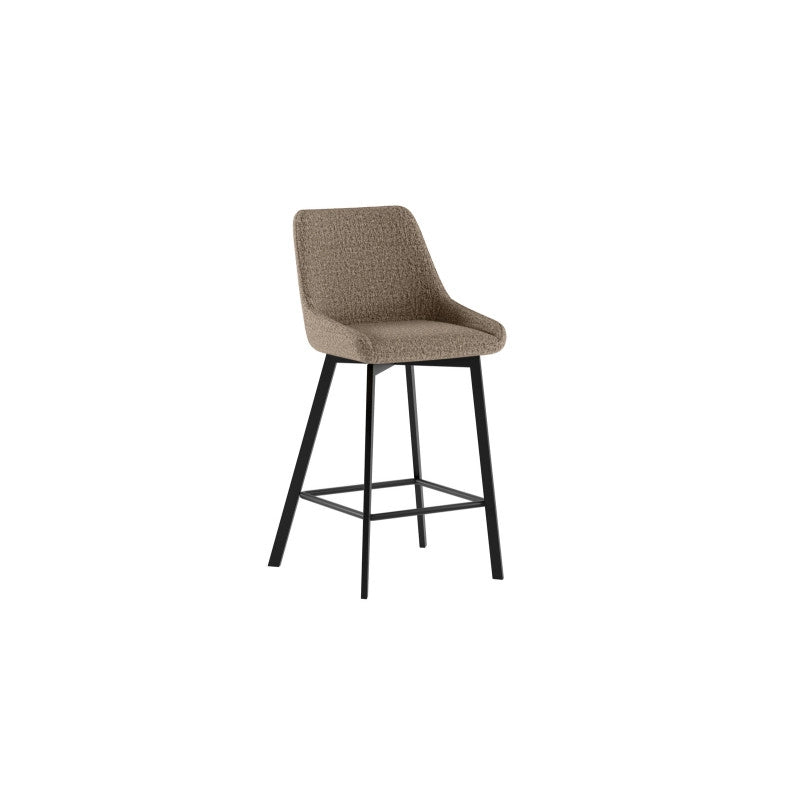 Set di 2 Sgabelli in tessuto Fox 50cm X 44cm H 94cm Stones