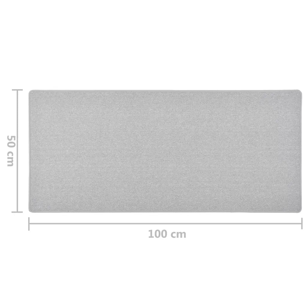 Tappeto del soggiorno | Tappeto Corsia Grigio Chiaro 50x100 cm