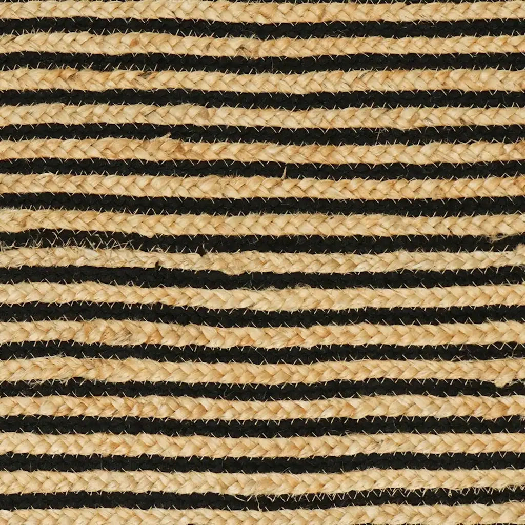 Tappeti per area Naturale e Nero 122 x 183 cm Juta 42010768