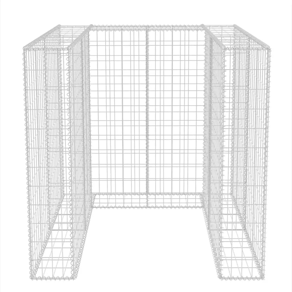Gabbione in Rete in Acciaio per 1 Cassonetto 110x100x120 cm 142558