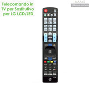 TELECOMANDO UNIVERSALE COME ORIGINALE LCD LED TV SMART COMPATIBILE LG