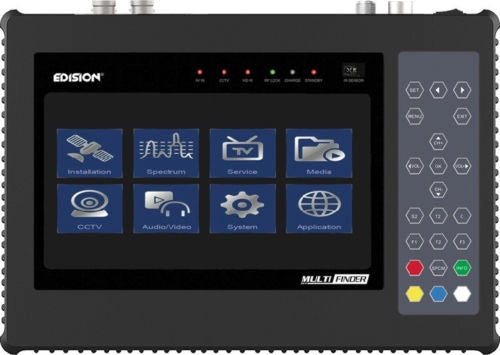 MISURATORE DI CAMPO DVB S2 T2 / C CCTV H265 DISPLAY 7'' EDISION TESTER TELECAMER