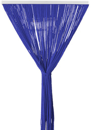 Tenda Antimosche per Porta Finestra a Pannello Con Telaio In PVC Blu Navy - 140 x 230