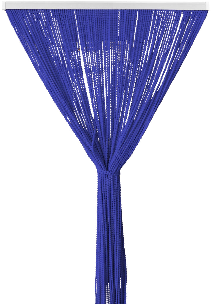 Tenda Antimosche per Porta Finestra a Pannello Con Telaio In PVC Blu Navy - 140 x 230