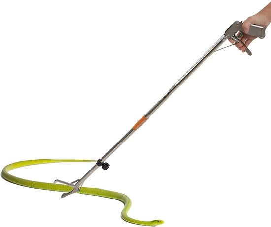 Grappolo per rettili - Flessibile - In acciaio inossidabile - Chiusura automatica - Lunghezza estesa - Facile da trasportare