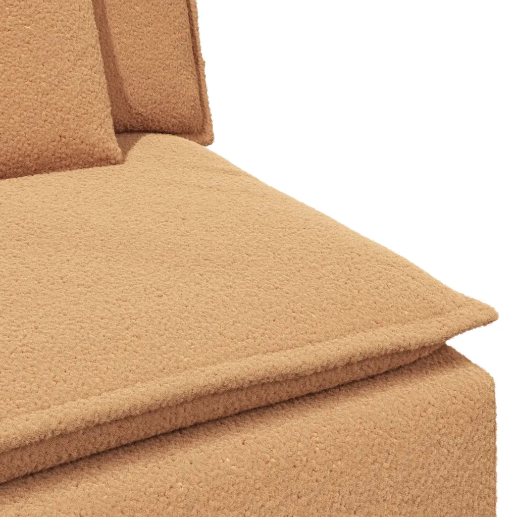 Modulo Terminale Bracciolo Divano Modulare con Cuscini 100 cm 4104416