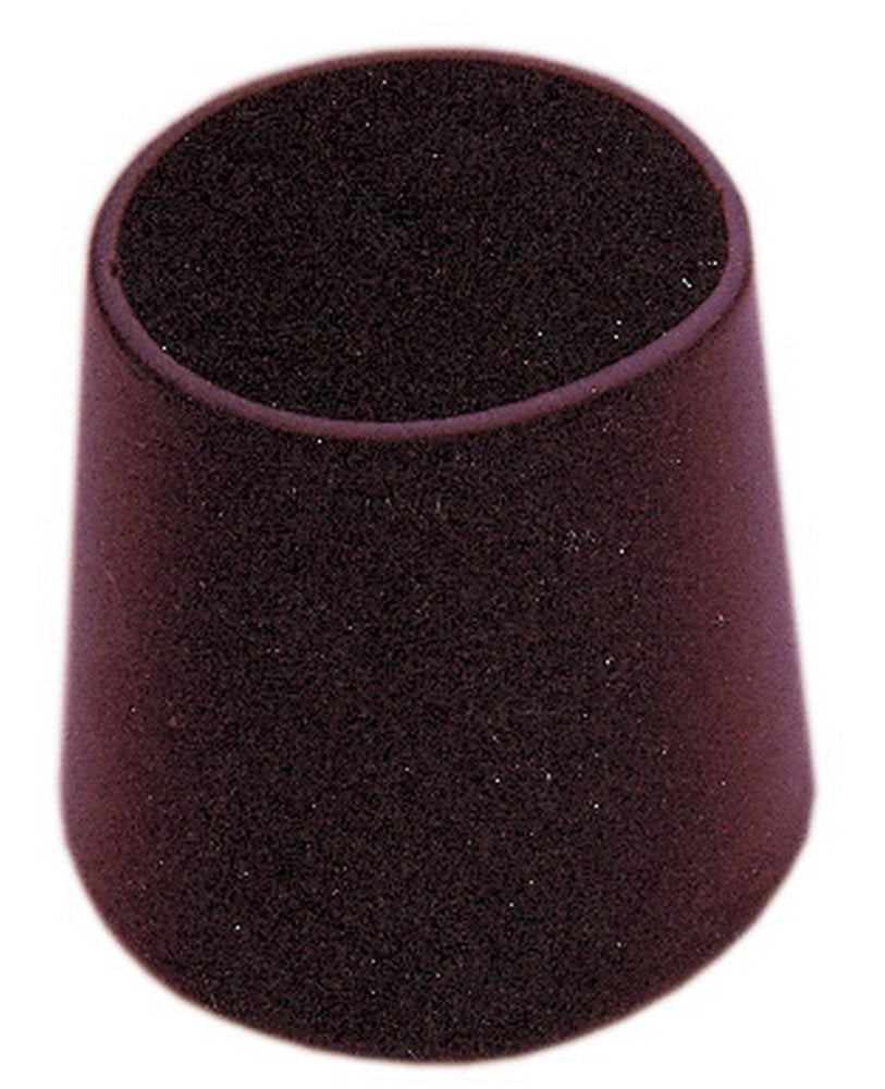100pz sottosedie a goccia neri x tubo mm.28 cod:ferx.8954