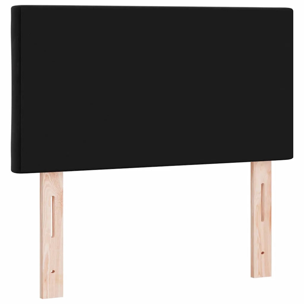 Testiera | Testata LED Nero 80 cm Velluto