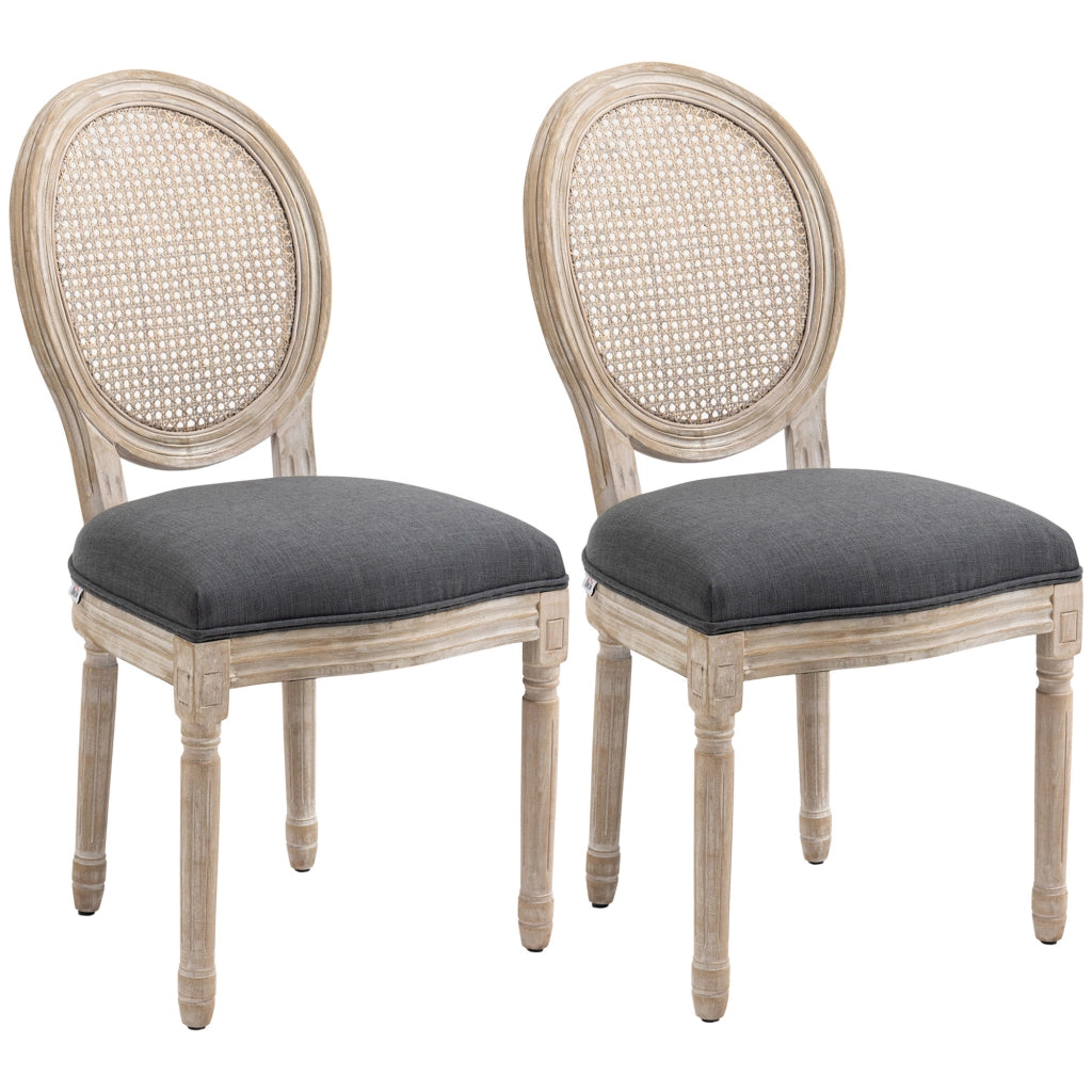 Sedia da Pranzo in Legno Massello ¨C zephmum ¨C Stile Retr¨°, Patinato