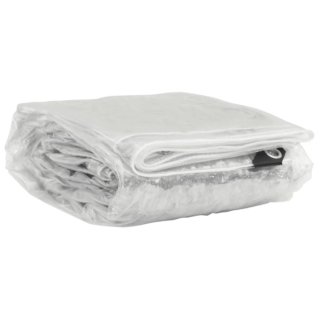 Telone trasparente con occhielli 3x3 m PVC 4018599