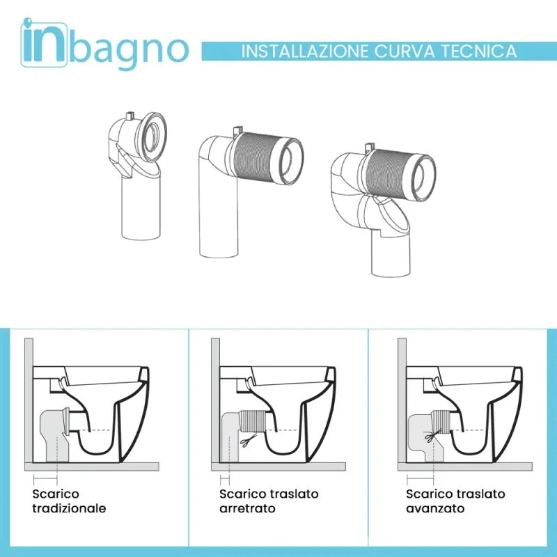 Set sanitari filomuro traslato bianco opaco e sedile soft close di Ceramica Dolomite Mayka