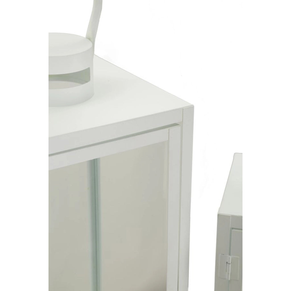 Lanterna Maris, Bianco, Metallo, 22x22x66 cm