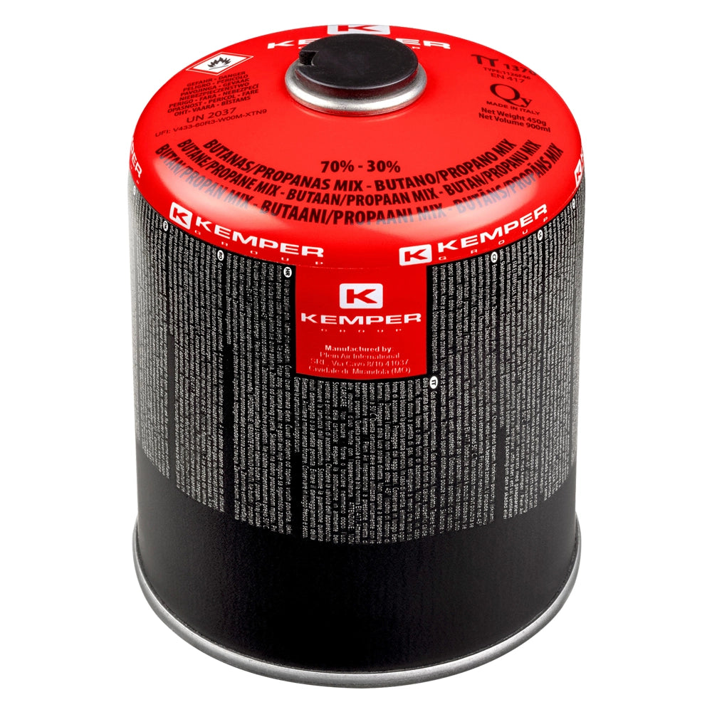 CARTUCCIA GAS VALVOLATA gr 450 ( ml 900 )- 12 pezzi  - KEMPER