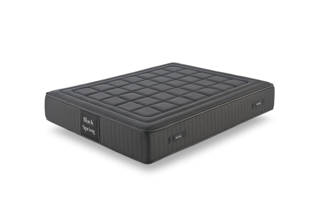 Materasso a molle insacchettate Black Spring Royal, 30cm, 150x190cm - Moonia