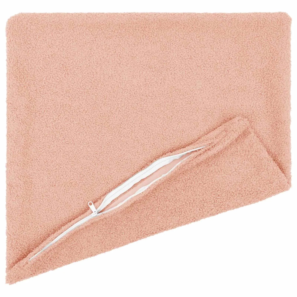 Federa 6 pcs HEERLEN Rosa 30 x 30 cm Bouclé 907454