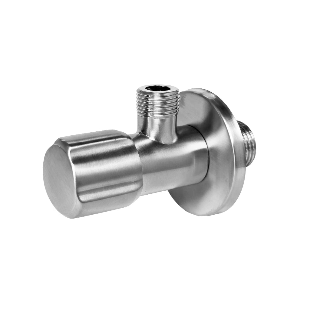Valvola Ad Angolo 02 1/2" X 3/8" Brush Nickel